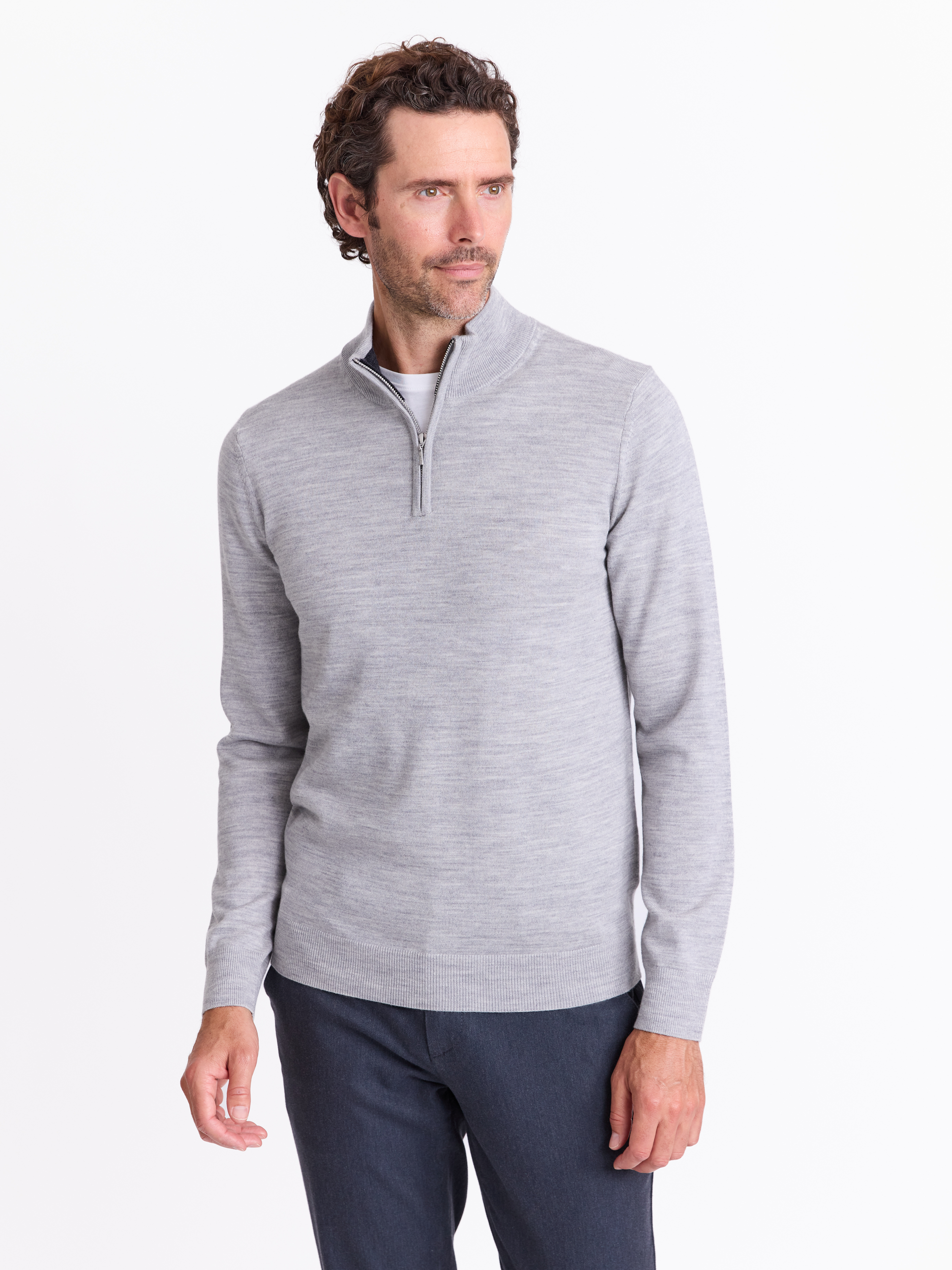 Berto merino zip genser IFX | MATCH nettbutikk