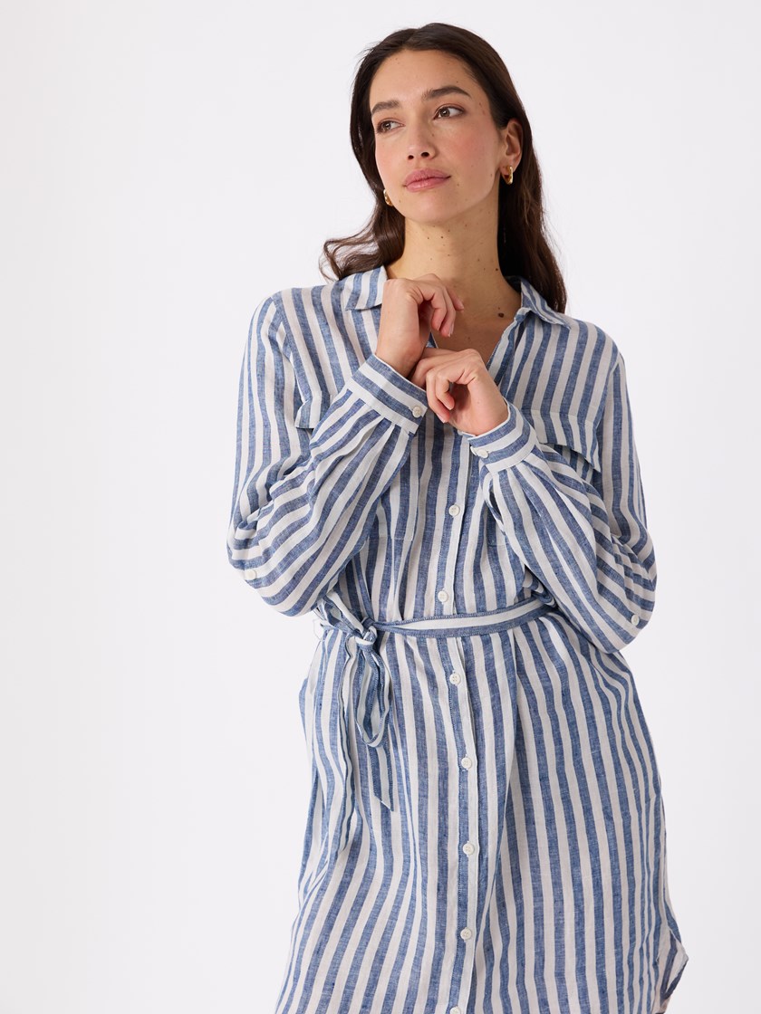 7514205 EM6 7051645496508 13_Meghan stripet linskjortekjole EM6.jpg_