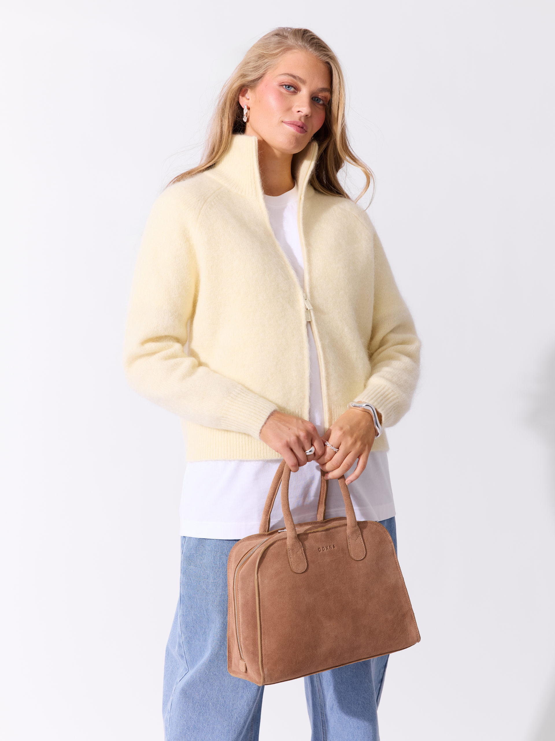 Carmela cardigan Transparent Yellow | MATCH nettbutikk