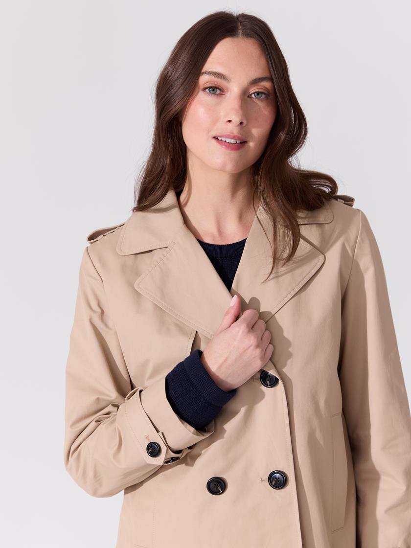 Mila kort trenchcoat I5C