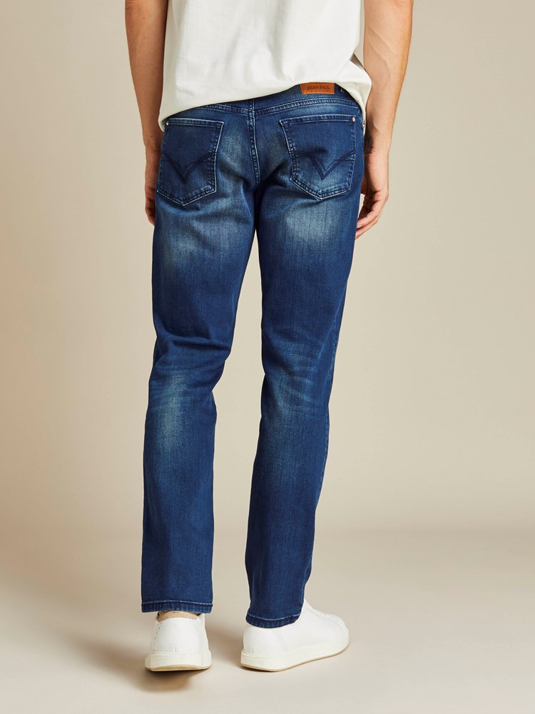 Leroy Legend Blue Blue Stretch Jeans 7210213_D06_JEAN PAUL_NOS_Modell-back_Leroy Legend Blue Blue Stretch Jeans D06.jpg_