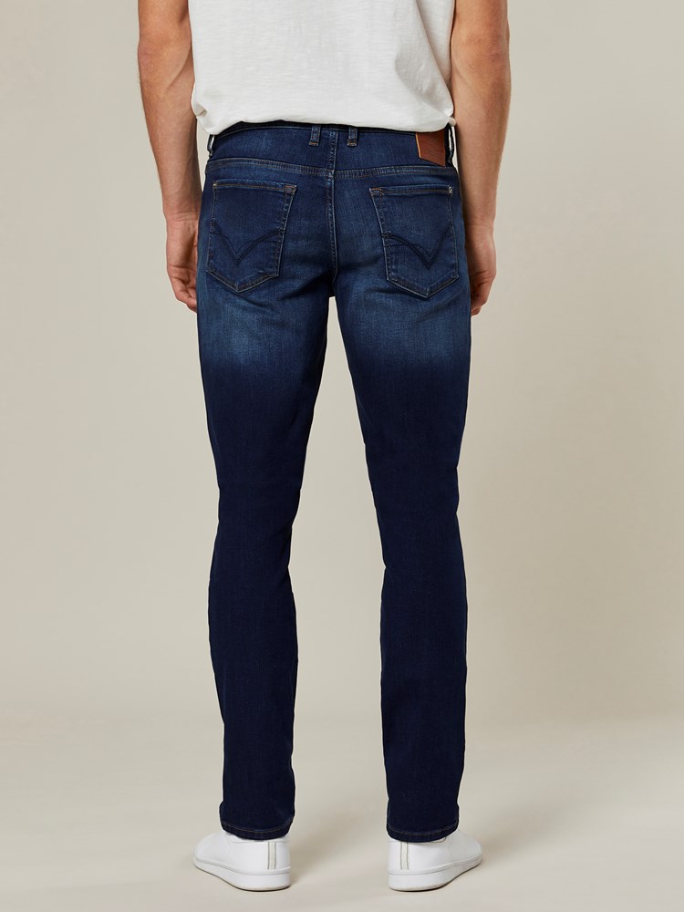 Leroy Vintage Jeans 7219524_JEAN PAUL_NOS_JP LEROY VINTAGE DK.BLUE STRET_48_D04_BLÅ_1299_Modell_-back_2781_Leroy Vintage Jeans D04.jpg_