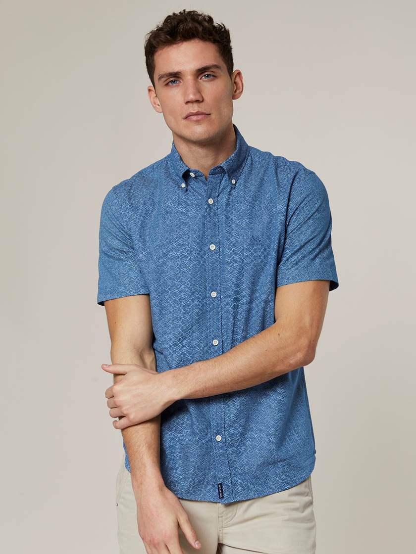 Noah Indigo Skjorte - Regular Fit EN3
