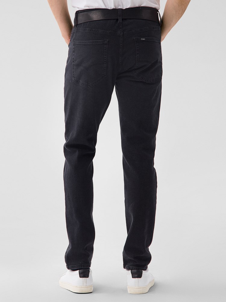Slim Steve Blk.Blk Stretch Jeans 7244830_DAA-Mario Conti-A20-Modell-Back.jpg_Back||Back