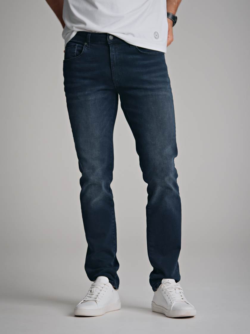 Slim Steve BlueBlack Stretch Jeans D04