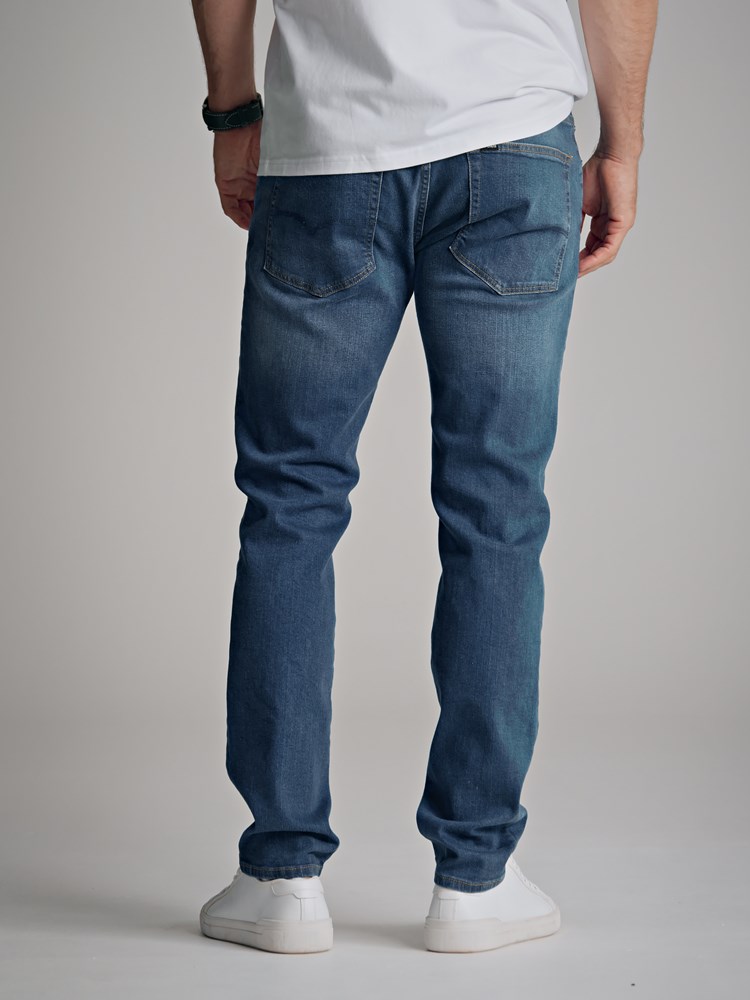 Slim Steve Blue Stretch Jeans 7244888_DAD-MARIOCONTI-NOS-Modell-Back_chn=match_3514_Slim Steve Blue Stretch Jeans DAD.jpg_Back||Back