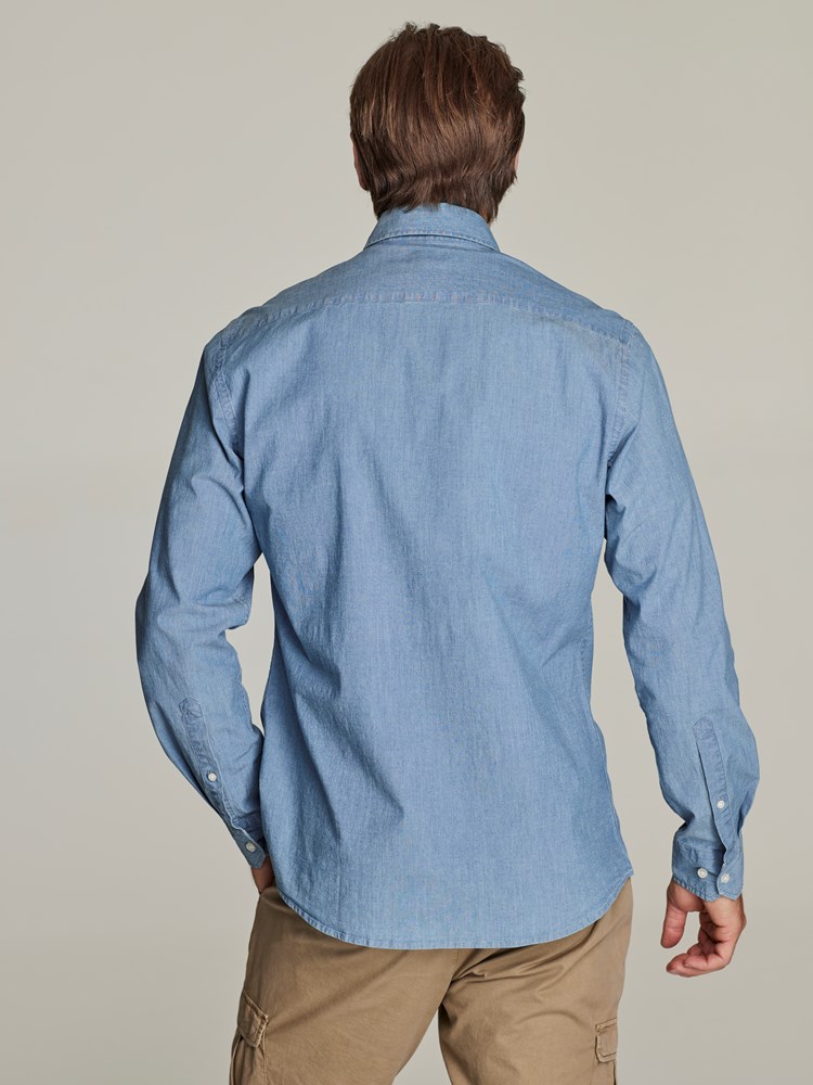 Razzoli skjorte - slim fit 7249040_JEAN PAUL_S22_RAZZOLI SKJORTE_3_EGV_BLÅ_1199_Modell_-back_68271.jpg_