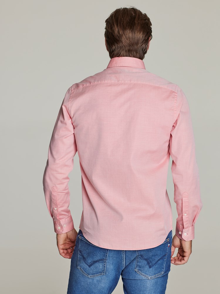 Carl Skjorte - regular fit 7249055_JEAN PAUL_S22_CARL SKJORTE_3_MTA_RØD_799_Modell_-back_6307_Carl Skjorte - regular fit MTA.jpg_