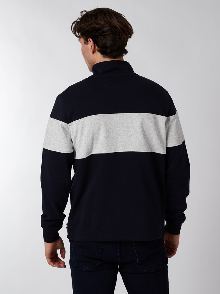 Timmy zipneck genser 7249169_EM6-JEANPAUL-S22-Modell-Back_2057_Timmy zipneck genser EM6.jpg_Back||Back