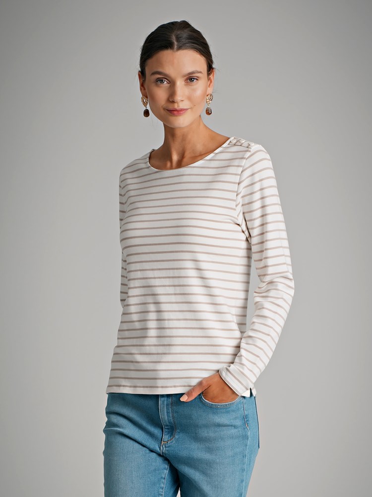 Sienna Stripet Topp 7249260_ABB-VAVITE-S22-Modell-Front_chn=match_41095_Sienna Stripet Topp ABB_Sienna Stripet Topp ABB 7249260.jpg_Front||Front