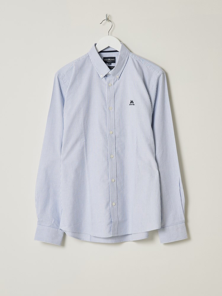 Oxford stripet skjorte - regular fit 7249303_EN3-JEANPAUL-NOS-Front_159_Oxford stripet skjorte_Oxford stripet skjorte - regular fit EN3 7249303.jpg_Front||Front