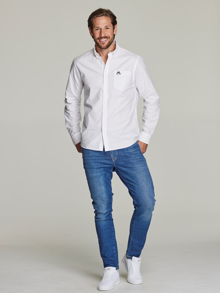 Oxford skjorte - regular fit 7249304_O68-JEANPAUL-S22-Modell-front_89409.jpg_Front||Front