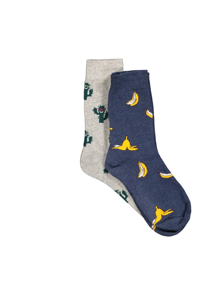 Mønstret 2 pk sokk 7249650_ID7-REDFORD-S22-Right_Mønstret 2 pk sokk.jpg_Right||Right