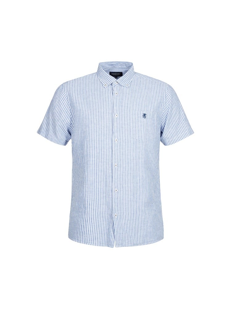Elia stripete linskjorte 7249876_EDW-REDFORD-H22-front_63373.jpg_Front||Front