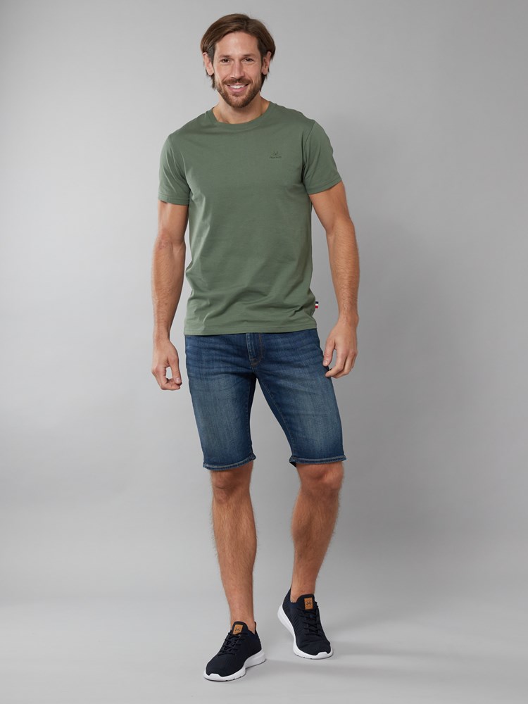 Leroy vintage denim shorts 7250135_GOH-JEANPAUL-H22-Modell-Front_4632_D04_Leroy vintage denim shorts D04.jpg_