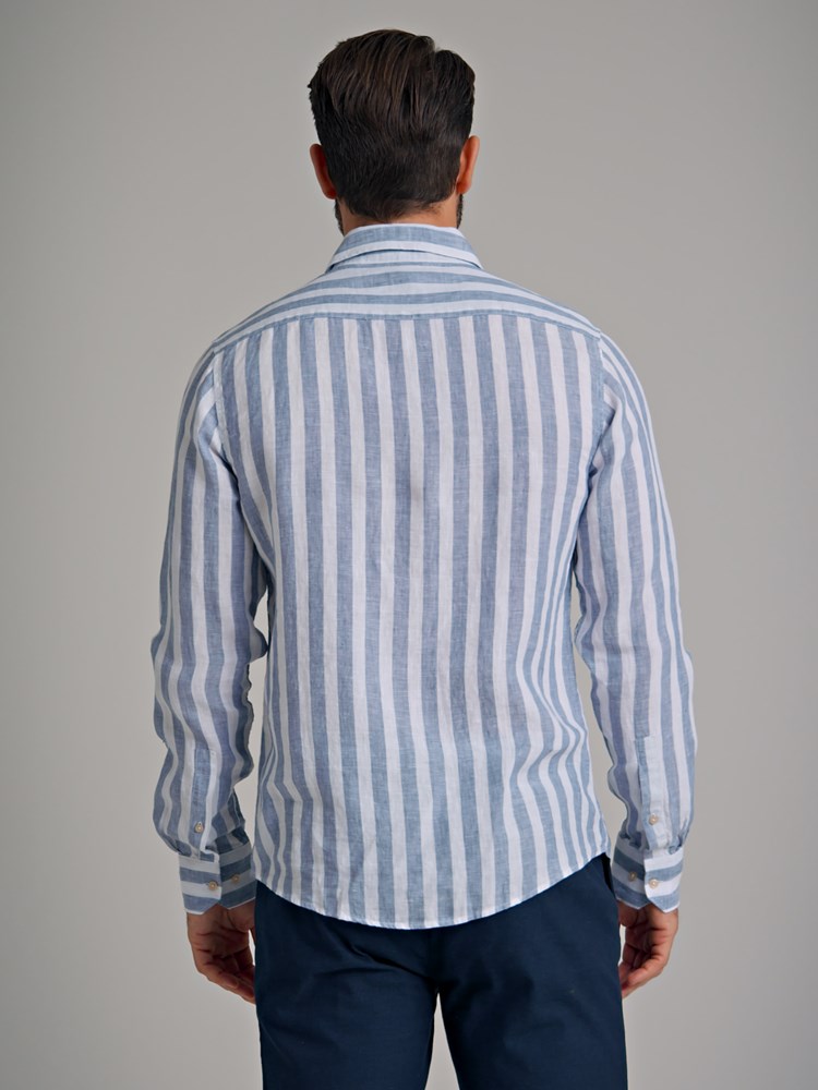 Bono langermet linskjorte 7250212_EHJ-MarioConti-H22-Modell-Back.jpg_Back||Back