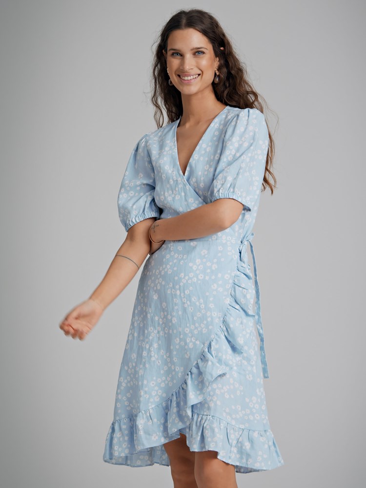 Meghan printet omslagskjole 7250400_ENS-MARIEPHILIPPE-H22-Modell-Front_chn=match_7477.jpg_Front||Front