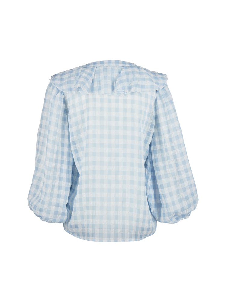 Gingham bluse 7250448_ENS-DONNA-H22-Back_8860_Gingham bluse ENS.jpg_Back||Back