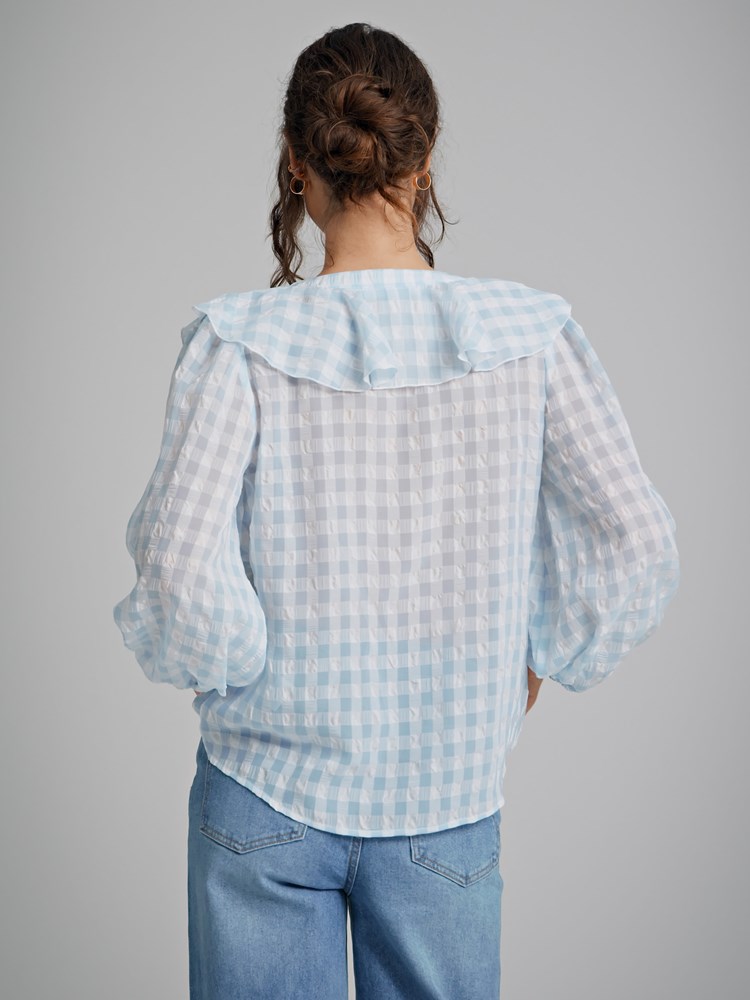 Gingham bluse 7250448_ENS-DONNA-H22-Modell-Back_chn=match_9097_Gingham bluse ENS_Gingham bluse ENS 7250448.jpg_Back||Back