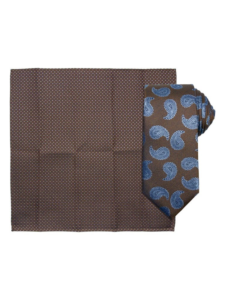 X-Plizit silkeslips og lommetørkle 7250867_ A43-INTEX-S22-front_X-PLIZIT SILKESLIPS+LOMMETØRKL.jpg_Front||Front