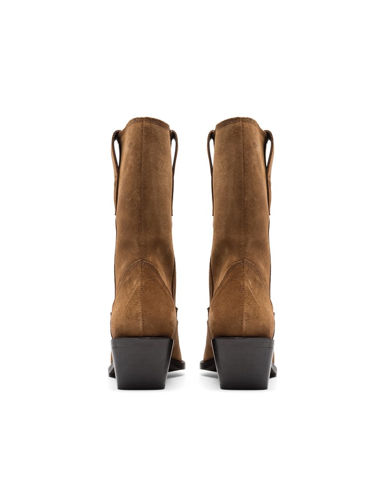 Bianco Mona western boot mid suede 7251652_AFD-BIANCO-A23-front4_Bianco Mona western boot mid suede AFD 7251652.jpg_