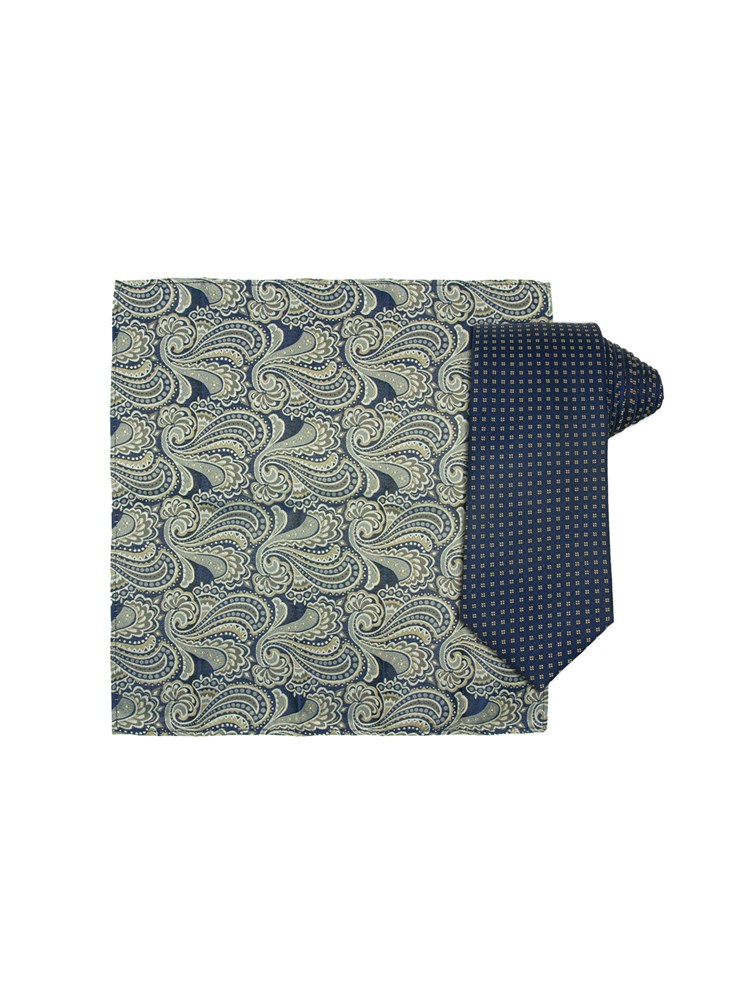 Struktur Silkeslips + Lommetørkle 7252351_EM1_INTEX-A23-front_1.jpg_