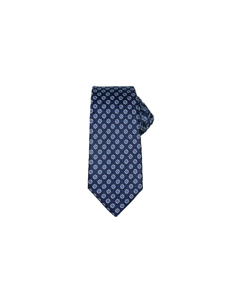 Blomstret silkeslips 7252647_EM1-Santi Silkeslips 7,0 cm blomstret blå-S24.jpg_