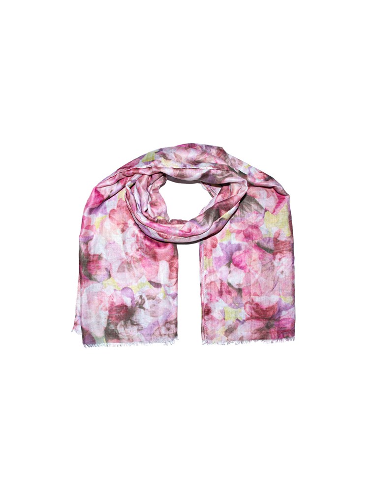 Skjerf 7252666_MJQ-Skjerf med blomster 90x180 Rosa-S24_Skjerf MJQ_Skjerf MJQ 7252666.jpg_