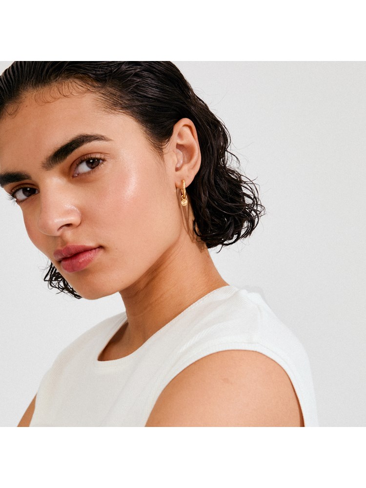 Fire Hoop Earrings 7253838_Q1G_PILGRIM_Fire Hoop Earrings 1_Fire Hoop Earrings Q1G_Fire Hoop Earrings Q1G 7253838.jpg_