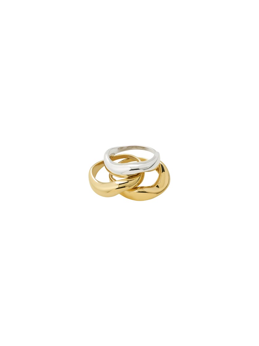 7253958 Q1G 7253958_Q1G_PILGRIM_NOVA rings 3-in-1 set, gold-plated_Nova Rings 3-In-1 Set Q1G.jpg_