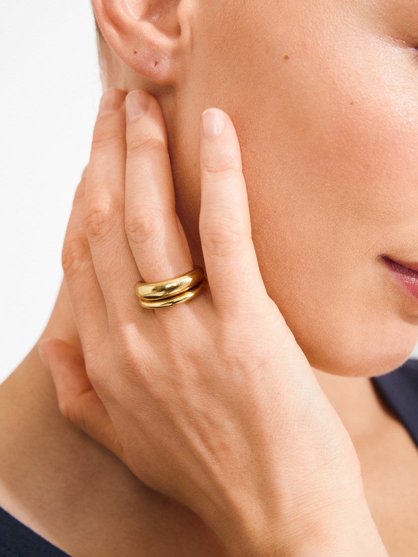 7254103 Q1G 7254103_Q1G_PILGRIM_ringer_gold_dame_herre_unisex_A26_3_Kaisyn Ring, 2-In-1 Set Q1G.jpg_