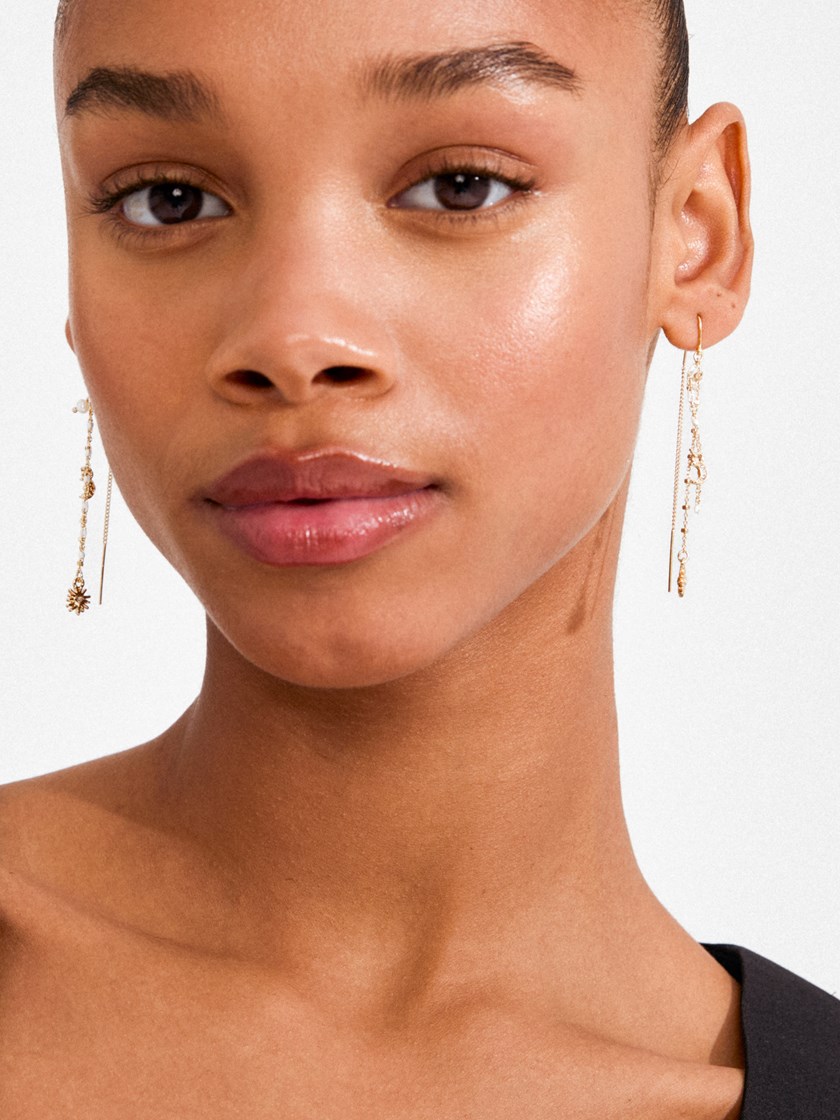 7254111 Q1G 7254111_Q1G_PILGRIM_oredobber_gold_dame_A26_2_Mylan Chain Earrings Q1G.jpg_