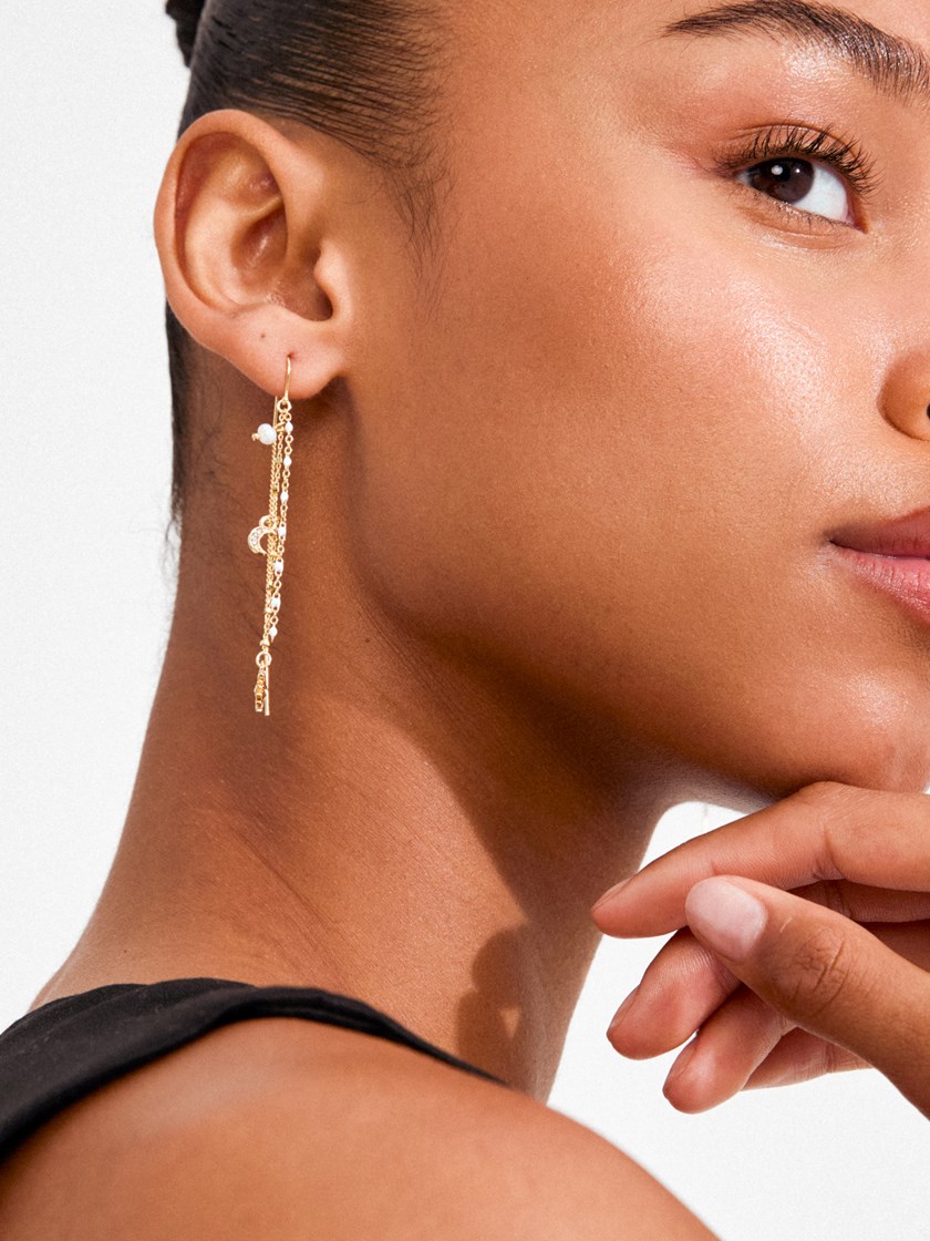 7254111 Q1G 7254111_Q1G_PILGRIM_oredobber_gold_dame_A26_3_Mylan Chain Earrings Q1G.jpg_