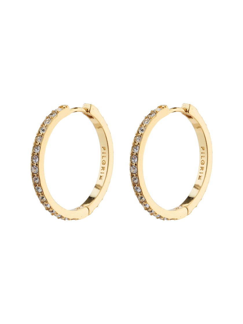 7254123 Q1G 7254123_Q1G_PILGRIM_oredobber_gold_dame_A26_1_Ebna Large Crystal Hoops Q1G.jpg_