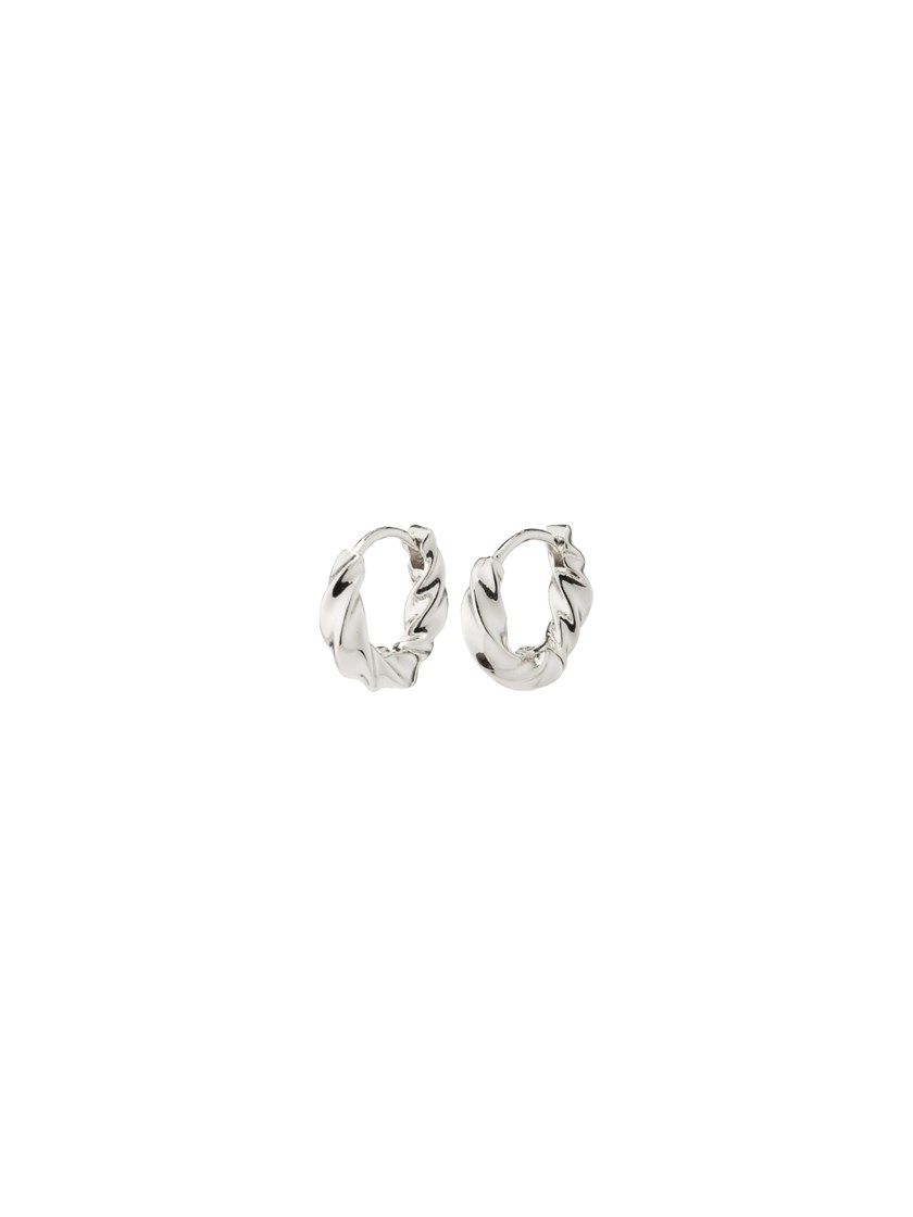 7254128 C38 7254128_C38_PILGRIM_oredobber_silver_dame_A26_1_Taffy S Swirl Hoop Earrings C38.jpg_