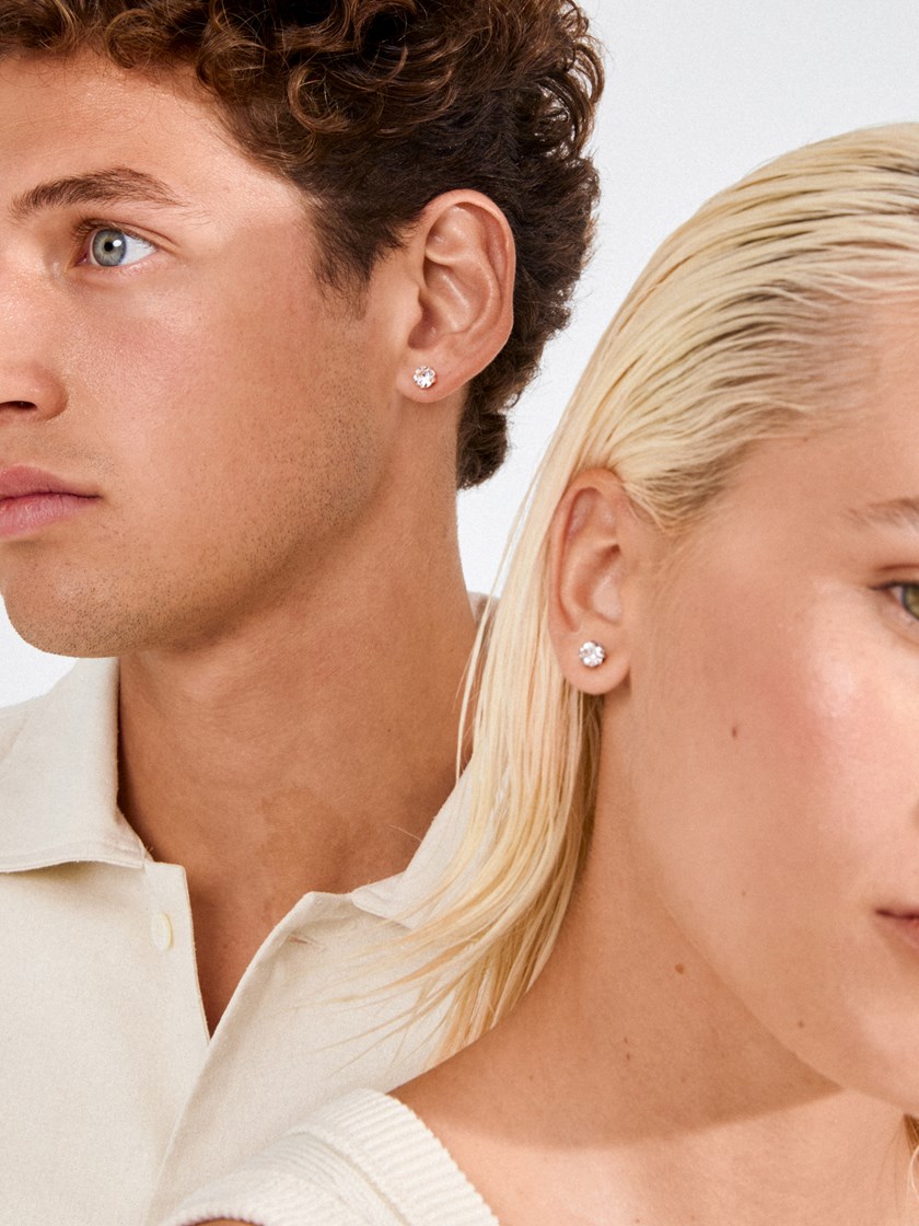 7254129 C38 7254129_C38_PILGRIM_oredobber_silver_dame_herre_unisex_A26_2_Original Crystal Earstuds C38.jpg_