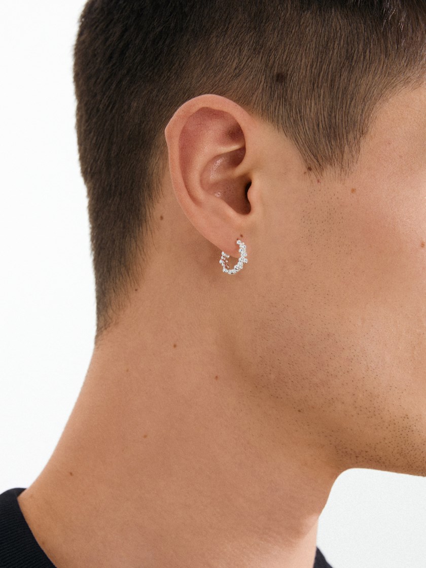 7254130 C38 7254130_C38_PILGRIM_oredobber_silver_dame_herre_unisex_A26_5_Solidarity S Bubbles Hoops C38.jpg_