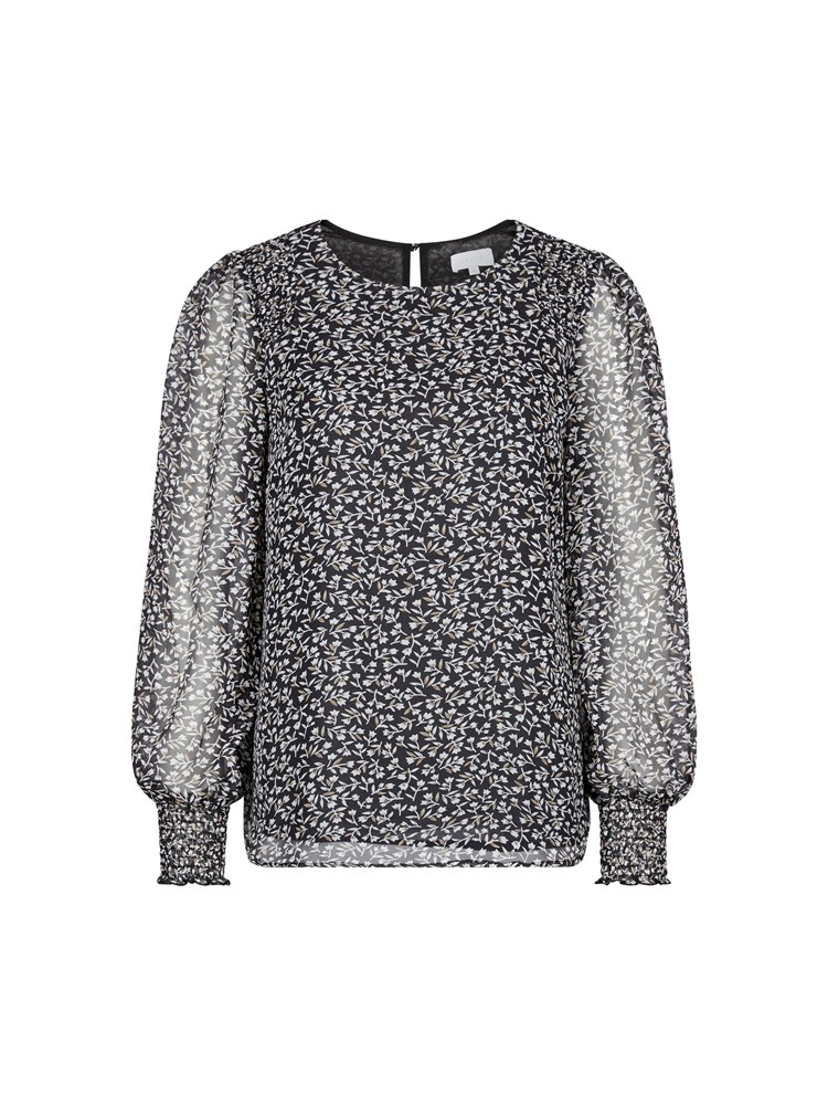 Lucette mønstret  bluse 7500203_CAB-VAVITE-A22-Front_4245_Lucette mønstret  bluse_Lucette mønstret  bluse CAB_Lucette mønstret  bluse CAB 7500203.jpg_Front||Front
