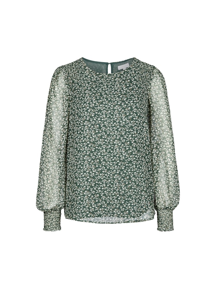 Lucette mønstret  bluse 7500203_GUJ-VAVITE-A22-Front_2561_Lucette mønstret  bluse_Lucette mønstret  bluse GUJ_Lucette mønstret  bluse GUJ 7500203.jpg_Front||Front