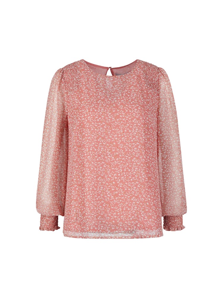 Lucette mønstret bluse 7500203_MPQ-VAVITE-A22-Front_3217_Lucette mønstret bluse_Lucette mønstret bluse MPQ_Lucette mønstret bluse MPQ 7500203.jpg_Front||Front