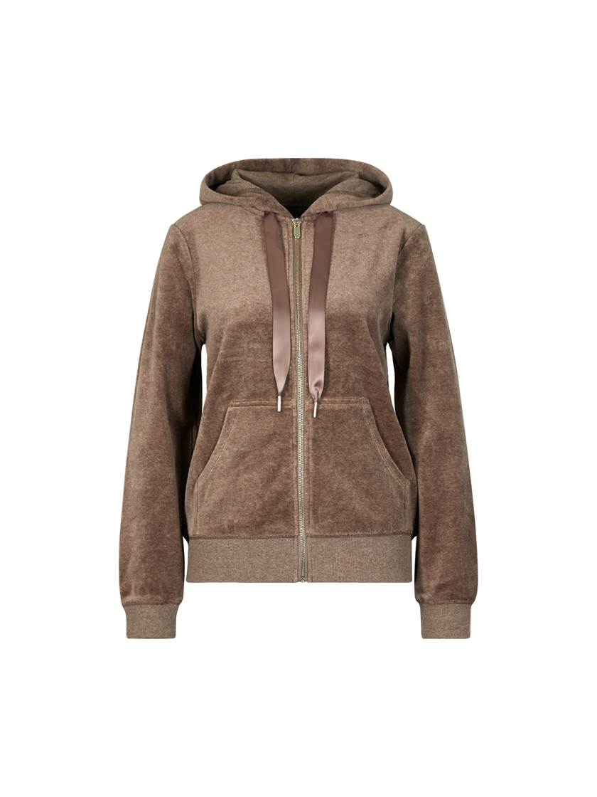 Alda velour hettejakke AN7