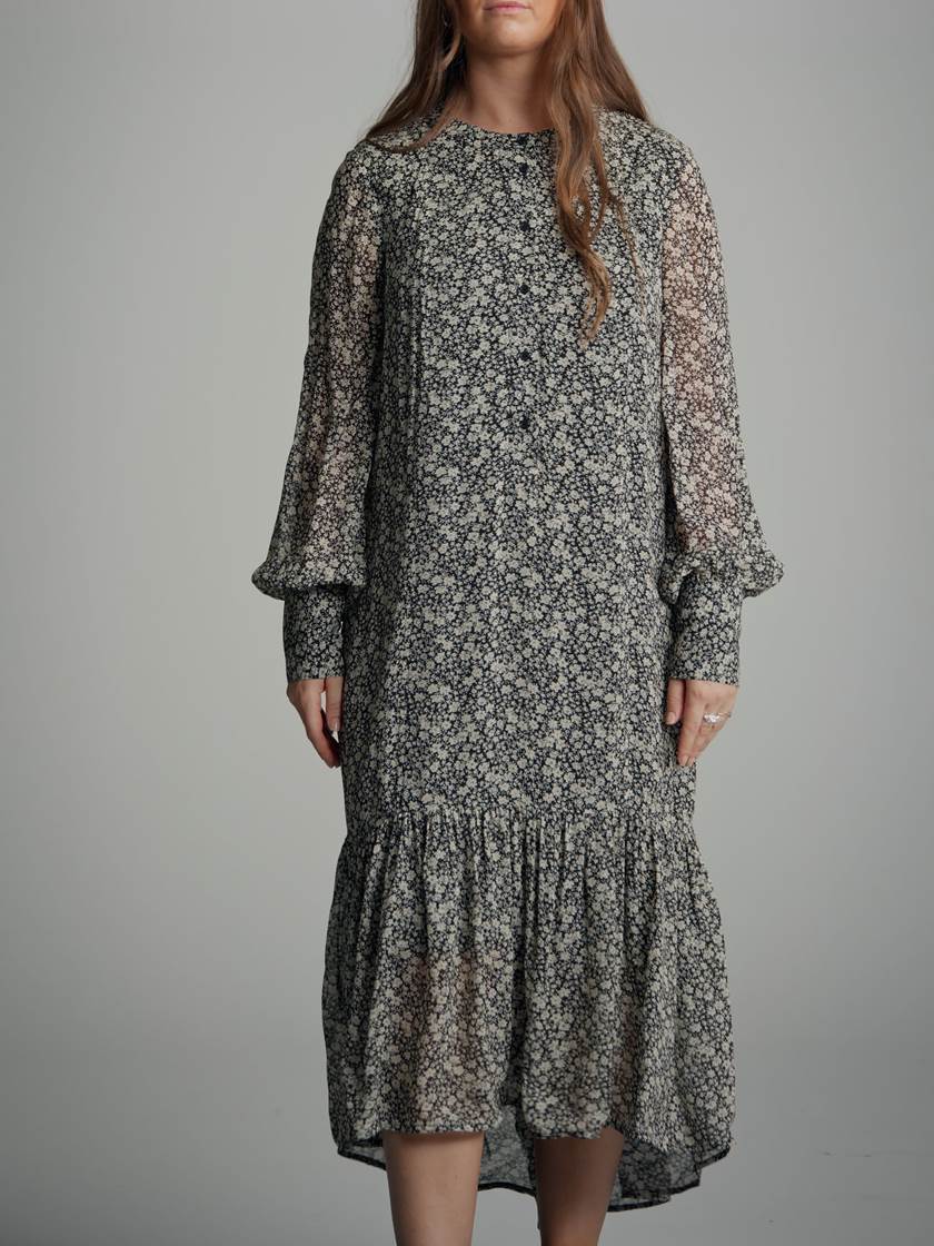 Clara blomsterprintet kjole AIN