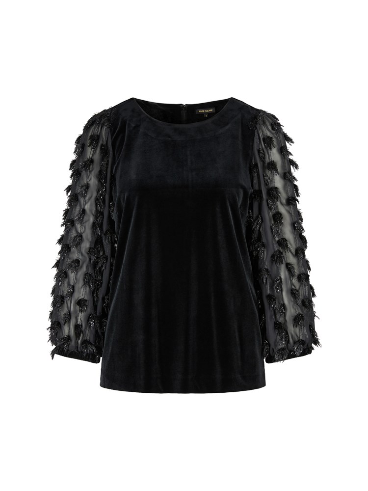 Ingrid velourtopp 7500596_CAB-MARIEPHILIPPE-W22-Front_715_Ingrid velourtopp_Ingrid velourtopp CAB.jpg_Front||Front