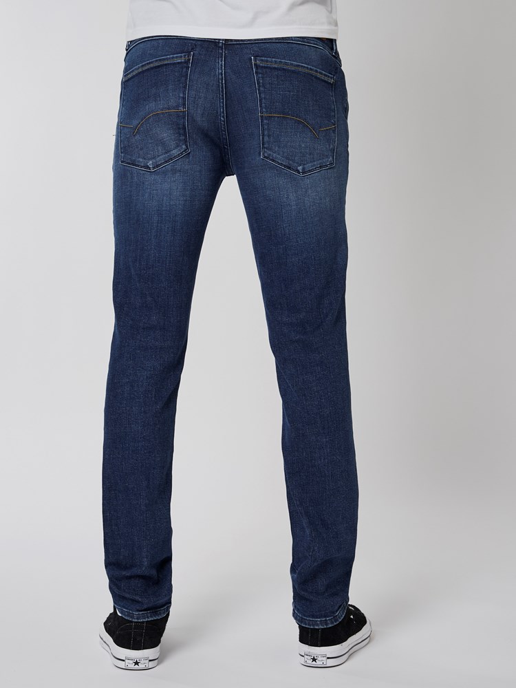Slim Will blue slub 7500747_D06-HENRYCHOICE-A22-Modell-Back_chn=boys_6682_Slim Will blue slub D06.jpg_Back||Back