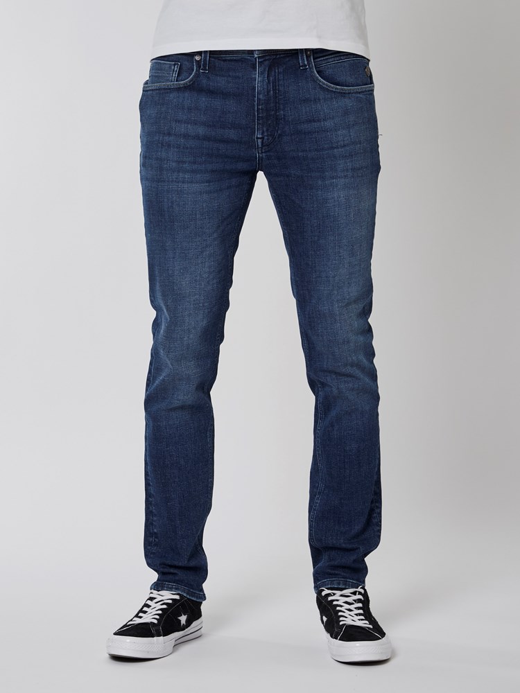 Slim Will blue slub 7500747_D06-HENRYCHOICE-A22-Modell-Front_chn=boys_9807_Slim Will blue slub D06.jpg_Front||Front