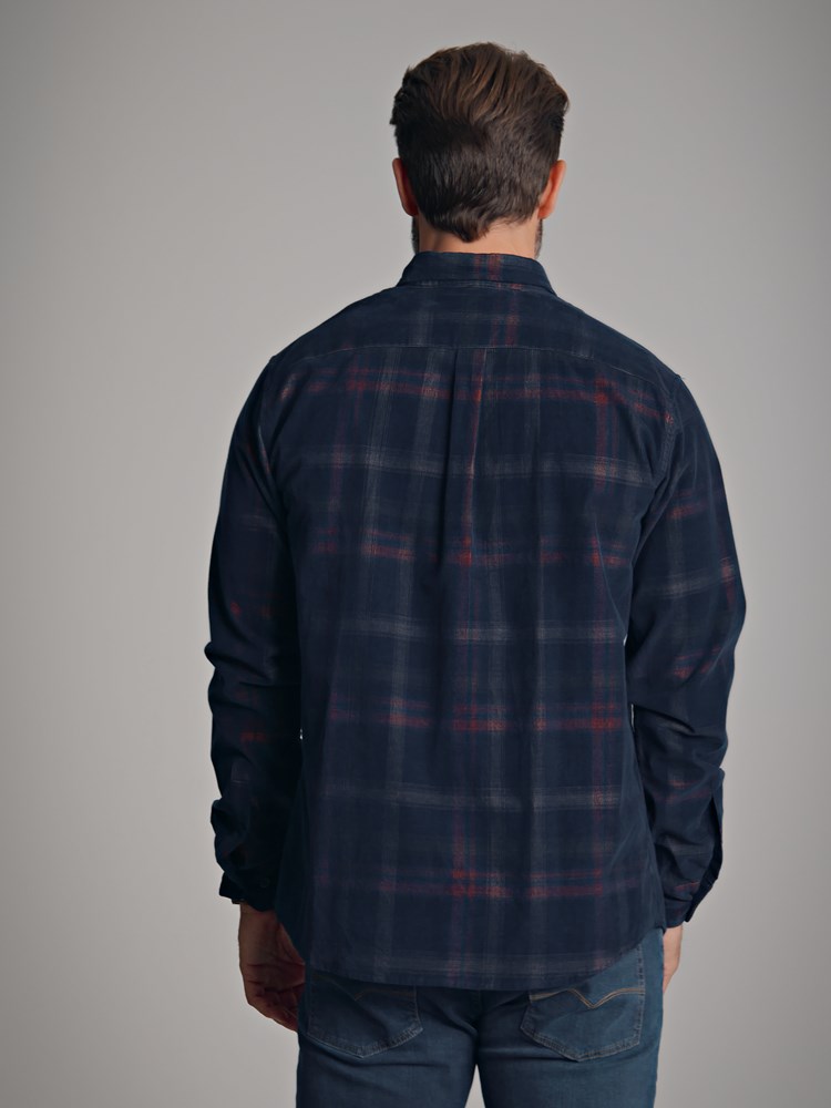Corduroy rutete skjorte 7500836_ENL-REDFORD-A22-Modell-Back_chn=match_6695.jpg_Back