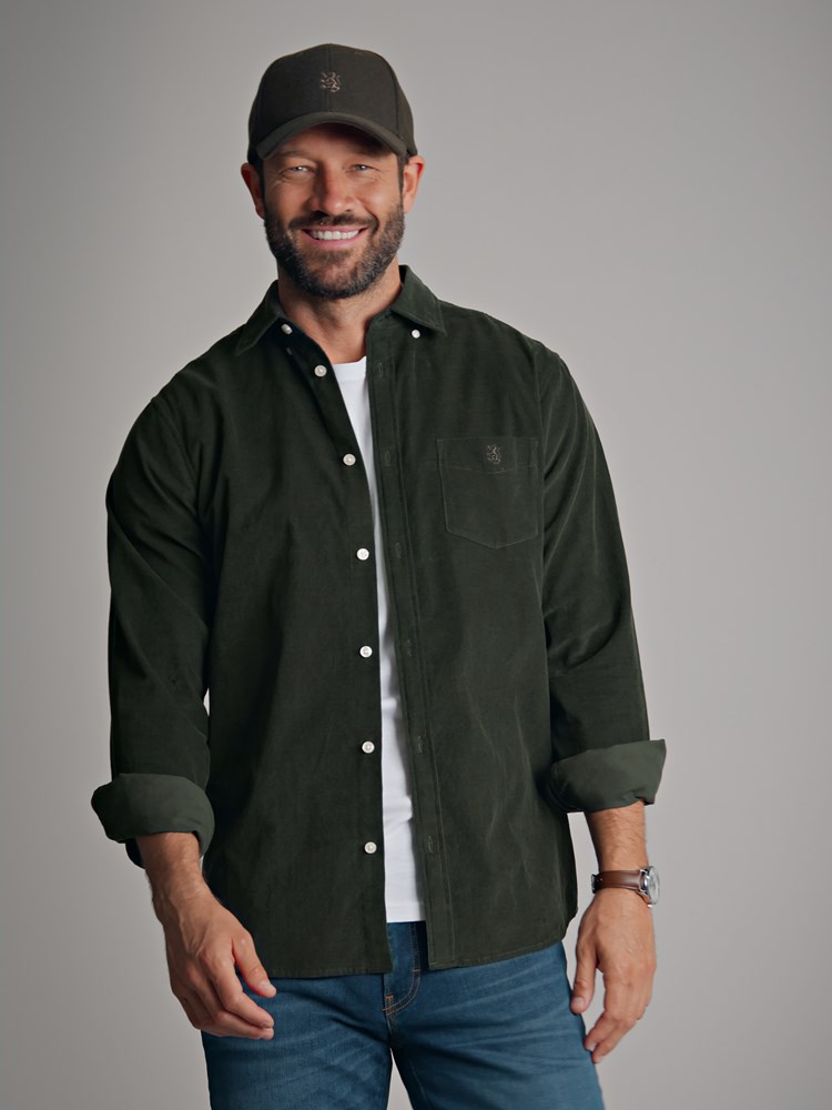 Corduroy skjorte 7500839_GUJ-Redford-A22-Modell-Front.jpg_Front||Front