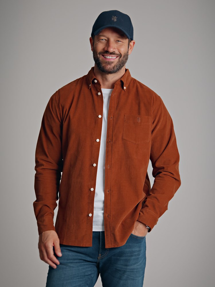 Corduroy skjorte 7500839_K4G-REDFORD-A22-Modell-Front_chn=match_1577.jpg_Front||Front