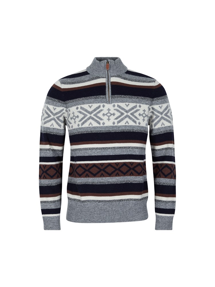 Lodge zip genser 7501132_IFK-REDFORD-W22-Front_2342_Lodge zip genser.jpg_Front||Front