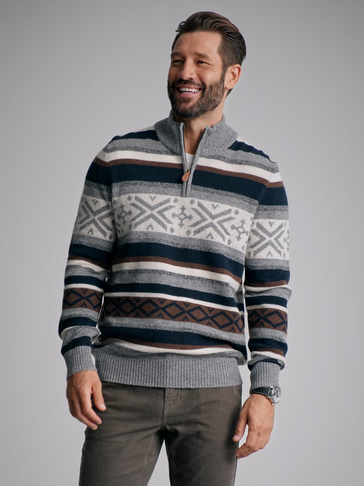 Lodge zip genser 7501132_IFK-REDFORD-W22-Modell-Front_chn=match_4486.jpg_Front||Front
